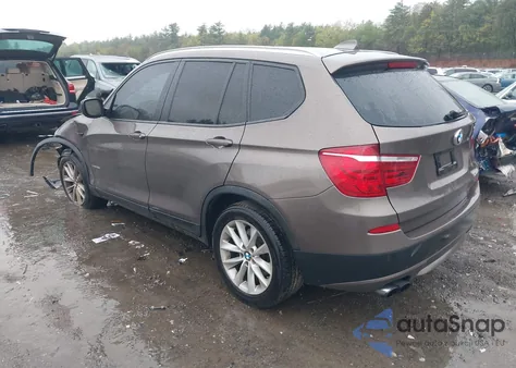2013 BMW X3 xDrive28I из США, поврежденный, VIN 5UXWX9C53DLK59585